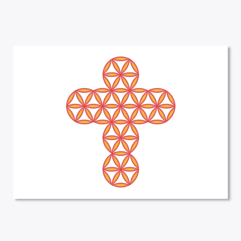 The Cross Of Life,  3D-Orange/T.