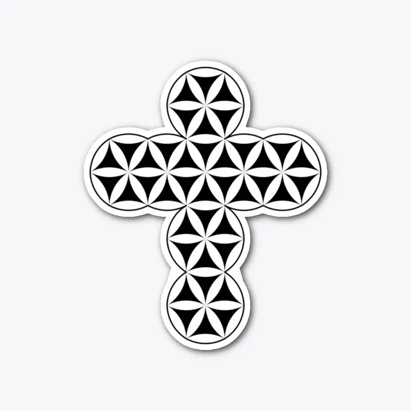 The Cross Of Life - Inverse, 2D/Black/T.