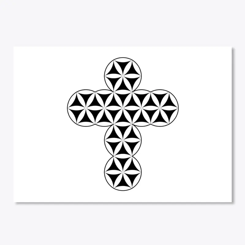 The Cross Of Life - Inverse, 2D/Black/T.