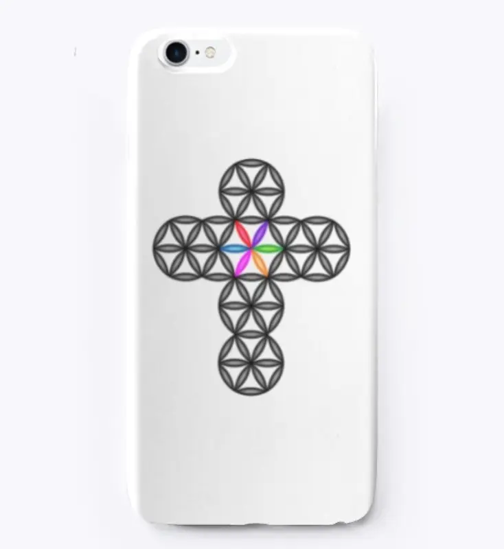 The Cross Of Life - 3D/Black-Colorful.