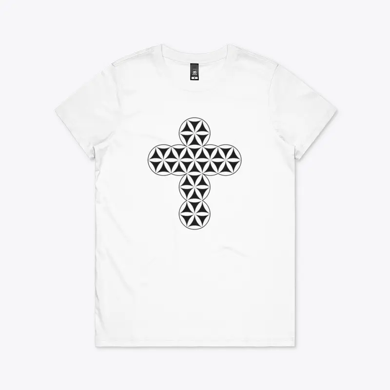 The Cross Of Life - Inverse, 2D/Black/T.