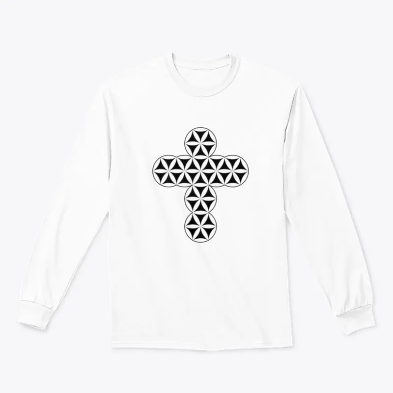 The Cross Of Life - Inverse, 2D/Black/T.