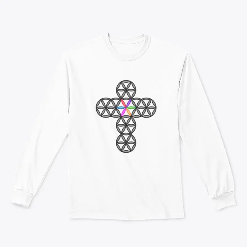 The Cross Of Life - 3D/Black-Colorful.